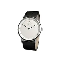 obaku harmony - v143g cirb - montre homme - quartz analogique - bracelet cuir noir