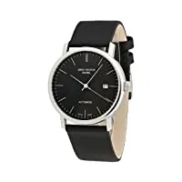 zeno watch basel - 3644-i1 - montre homme - automatique analogique - bracelet cuir noir