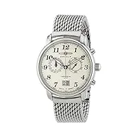 zeppelin watches - 7684m5 - montre homme - quartz analogique - bracelet acier inoxydable