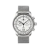 zeppelin watches - 7690m1 - montre homme - quartz analogique - bracelet acier inoxydable