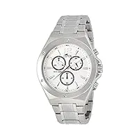 lotus - 10118/1 - montre homme - quartz chronographe - chronomètre/aiguilles luminescentes - bracelet acier inoxydable argent