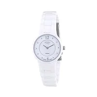boccia - 3200-03 - montre femme - quartz analogique - bracelet céramique blanc