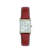 michel herbelin - 17478/t22go - montre femme - quartz - analogique - bracelet cuir marron