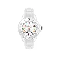 ice-watch - ice mini white - montre blanche pour garçon (mixte) avec bracelet en silicone - 000744 (extra small)