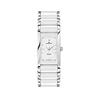 dugena - 4460506 - montre femme - quartz analogique - bracelet céramique blanc