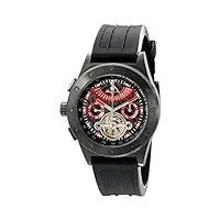 burgmeister - bm172-622e - montre homme - automatique - analogique - bracelet silicone noir