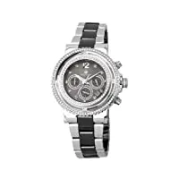 burgmeister - bm215-121 - montre femme - quartz chronographe - chronomètre - bracelet acier inoxydable argent