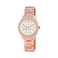 excellanc - 150832500002 - montre femme - quartz analogique - bracelet or rose