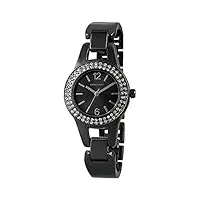 excellanc - 150871000006 - montre femme - quartz analogique - bracelet noir