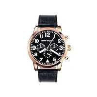 mark maddox - hc3004-54 - montre homme - quartz chronographe - bracelet polyuréthane noir