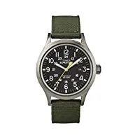 timex expedition t49961 montre pour homme avec bracelet en tissu 40 mm