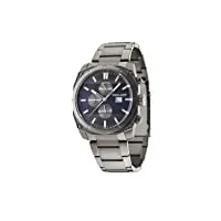 police - 14099jsu/03m - montre homme - quartz chronographe - bracelet acier inoxydable gris