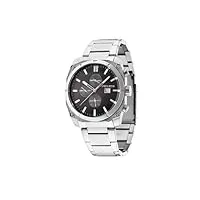 police - 14099js/12m - montre homme - quartz chronographe - bracelet acier inoxydable argent