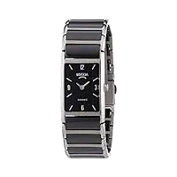 boccia - 3212-02 - montre femme - quartz analogique - bracelet céramique noir