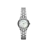 emporio armani femme analogique quartz montre avec bracelet en acier inoxydable ar1803