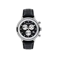 gigandet classico montre homme chronographe analogique quartz noir blanc g6-003