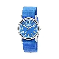 scout - 280304000 - montre garçons - quartz analogique - bracelet textile bleu