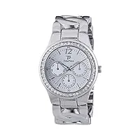 time piece tp tpla-90901-41m - montre femme - quartz - analogique - bracelet alliage argent