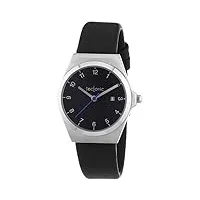 tectonic - 41-1103-44 - montre femme - quartz - analogique - bracelet cuir noir