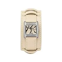clips - 553-1007-22 - montre femme - quartz - analogique - bracelet cuir beige