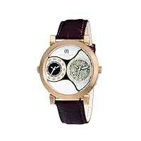 charles-hubert paris 3966-rg montre pour homme avec affichage analogique et remontage manuel marron, multicolore, taille unique, sangle