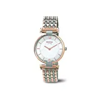 boccia - 3238-05 - montre femme - quartz analogique - bracelet titane multicolore