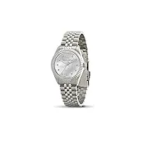 philip watch - r8253107512 - caribe - montre femme - quartz analogique - cadran nacre - bracelet acier argent