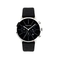 gigandet minimalism montre homme chronographe analogique quartz noir g32-002
