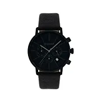gigandet minimalism montre homme chronographe analogique quartz noir g32-004