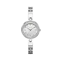 bulova - 98x107 - montre femme - quartz analogique - bracelet acier inoxydable argent