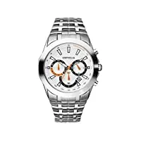 orphelia - or53790188 - montre homme - quartz - chronographe - bracelet acier inoxydable argent