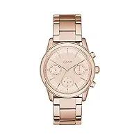 dkny - ny2331 - montre femme - quartz - digitale - bracelet acier inoxydable or et rose