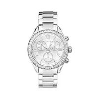 timex femme chronographe quartz montre avec bracelet en acier inoxydable tw2p66800