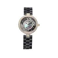 stella maris montre femme - analogue quartz - bracelet premium céramique - cadran nacre - diamants et Éléments swarovski - stm15sm10
