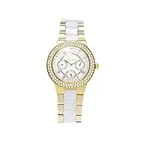 stella maris - stm15s8 - montre femme - quartz analogique - cadran blanc - bracelet céramique blanc