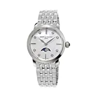 frederique constant femme analogique-numérique quartz montre avec bracelet en acier inoxydable