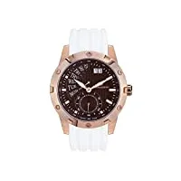 mathieu legrand hommes analogique quartz montre avec bracelet en silicone 52036