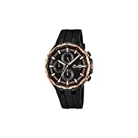 lotus - 18188/1 - montre homme - quartz - chronographe - chronographe - bracelet caoutchouc noir