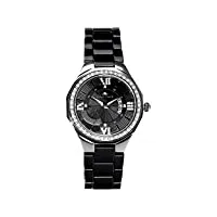 stella maris - stm15y4 - montre femme - quartz analogique - cadran noir - bracelet céramique noir