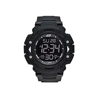 skechers men's sr1037 digital display quartz black watch