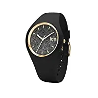 ice-watch - ice glitter black - montre noire pour femme avec bracelet en silicone - 001349 (small)