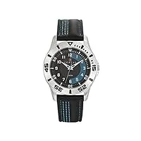 certus - 647573 - montre mixte - quartz analogique - cadran bleu - bracelet synthétique bicolore