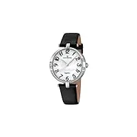 candino - c4601/4 - montre femme - quartz - analogique - bracelet cuir noir