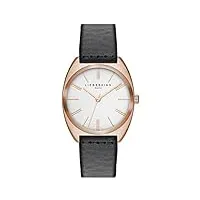 liebeskind berlin - lt-0027-lq - montre femme - quartz - analogique - bracelet cuir gris