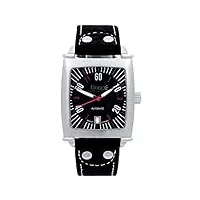 boscé - hq22120-910-81s - montre homme - automatique - analogique - bracelet cuir noir