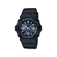 casio g-shock homme analogique-digital quartz montre avec bracelet en résine awg-m100sb-2aer