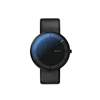 botta design nova titan montre mono-aiguille homme analogique quartz avec bracelet en cuir 570000 (40 mm, all black)