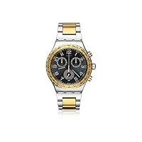 swatch outlet swatch homme analogique quartz montre avec bracelet en acier inoxydable yvs427g