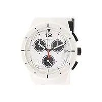 swatch mixte adulte chronographe quartz montre avec bracelet en silicone susw406