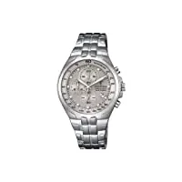 festina homme analogique-digital chronomètre montre avec bracelet en acier inoxydable plaqué f6843/2